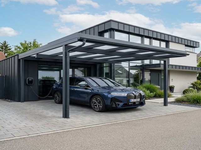 Maßgefertigter Aluminium-Carport in Bad Salzungen
